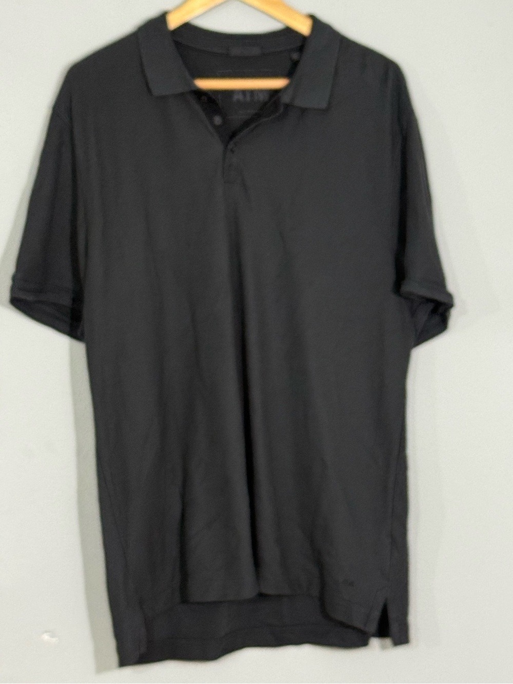 ATM Anthony Thomas Melillo Men’s XL Black Pima Cotton Pique Polo Shirt